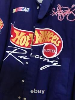 Manteau Mattel Hot Wheels #44 NASCAR Racing Kyle Petty Jeff Hamilton Varsity XL