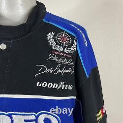 Manteau de veste Jeff Hamilton Nascar Dale Earnhardt Jr Oreo Busch Blue Ritz Racing