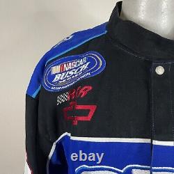 Manteau de veste Jeff Hamilton Nascar Dale Earnhardt Jr Oreo Busch Blue Ritz Racing