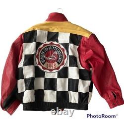 Manteau en cuir de la NASCAR Winston Cup de 1993, 1 sur 200, ces prix de concours ont été utilisés