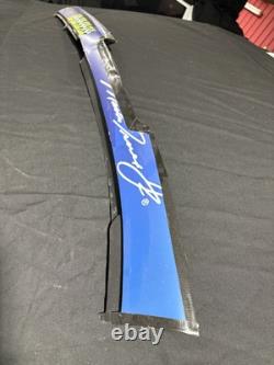 Martin Truex Nascar Course Utilisé Tôle De Course Nom Rail Avec Logos De Victoire