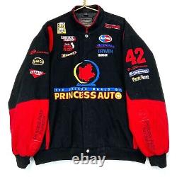 Micheal Schumacher #42 Princess Auto Nascar Vtg Racing Jacket 2xl All Over Print