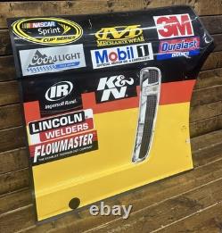 NASCAR #14 Tony Stewart 2016 Panneau de Contingence Utilisé en Course Rush Truck Centers