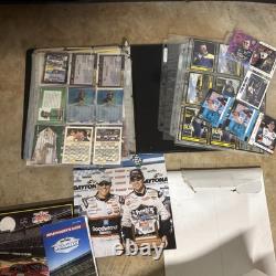 NASCAR Grand Lot de 140+ Photos de Sponsors Billets Cartes à Échanger Programmes Articles Signés