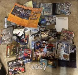 NASCAR Grand Lot de 140+ Photos de Sponsors Billets Cartes à Échanger Programmes Articles Signés