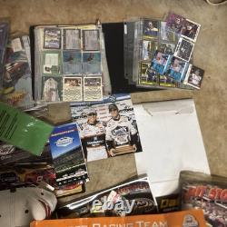 NASCAR Grand Lot de 140+ Photos de Sponsors Billets Cartes à Échanger Programmes Articles Signés