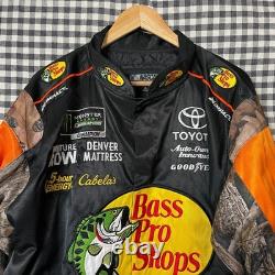 NASCAR Martin Truex Jr Veste Noire Camouflage XL Full-Snap Bass Pro Shops