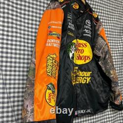 NASCAR Martin Truex Jr Veste Noire Camouflage XL Full-Snap Bass Pro Shops