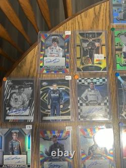 NASCAR, Prizm, Select, Donruss Optic Lot de cartes à collectionner - Tous numérotés et signés