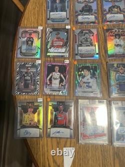 NASCAR, Prizm, Select, Donruss Optic Lot de cartes à collectionner - Tous numérotés et signés
