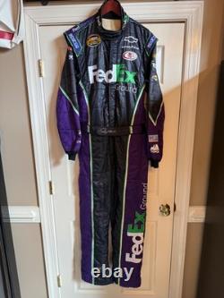 NASCAR Vintage 2006 NASCAR Denny Hamlin combinaison de pilote signée et utilisée en course