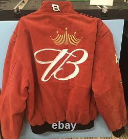 Nascar Chase Authentics Dale Earnhardt Jr Bud King Of Beers Racing Jacket Sz M