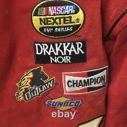Nascar Chase Authentics Dale Earnhardt Jr Bud King Of Beers Racing Jacket Sz M