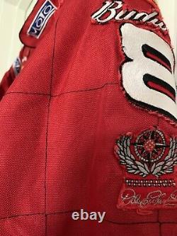 Nascar Dale Earnhardt Jr Budweiser Racing Fire Suit Grand Costume D'halloween +hat