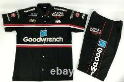 Nascar Gm Goodwrench Authentic Vintage Racing Pit Crew Shirt Pantalons Équipe Émis