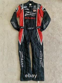 Nascar Race Worn Used Kyle Busch Fire Suit Fontana 2009 Win Championship Season