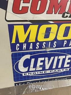 Nascar Rusty Wallace - Morceau d'aile en tôle utilisé lors de la course Sears Point 2005 avec logos
