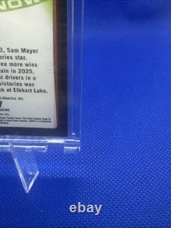 Nascar Sam Mayer 2026 Donruss SSP Autographe Get To Know CASE HIT Dale Jr. GTK-SMR