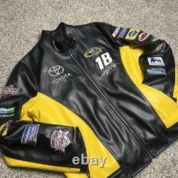 Nouveau Vintage Rare Veste Promotionnelle M&M Nascar Racing Bass Pro Shop Taille Large