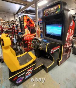 Panier Fury Arcade Driving Racing Vidéo Jeu De Machine Travaux Grand 32 LCD Nascar