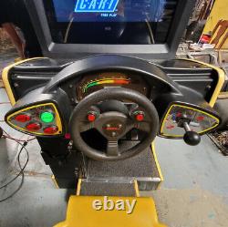 Panier Fury Arcade Driving Racing Vidéo Jeu De Machine Travaux Grand 32 LCD Nascar