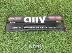 Panneau arrière en tôle métallique utilisé dans la course de la NASCAR 2020 Jimmie Johnson Ally #48