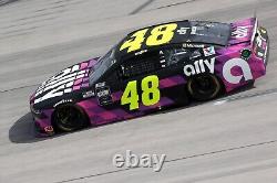 Panneau arrière en tôle métallique utilisé dans la course de la NASCAR 2020 Jimmie Johnson Ally #48