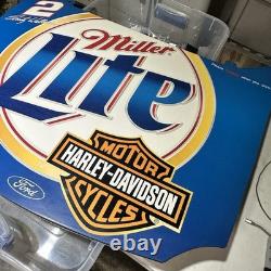Panneau en métal de 2001 Miller Lite Rusty Wallace Racing Mobil 1 Nascar 34X24