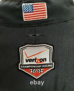 Penske Racing Verizon Sans Fil Justin Allgaier Race Simpson Firesuit D'occasion Nascar