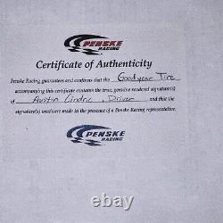 Pneu Goodyear utilisé lors de la course Daytona 2023 signé par Austin Cendric avec certificat d'authenticité Penske