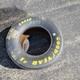 Pneu De Course Goodyear Usag&eacute; De Dale Earnhardt