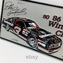 RARE ! Dale Earnhardt NASCAR Racing Champion de la Coupe Winston Plaque d'immatriculation en métal.
