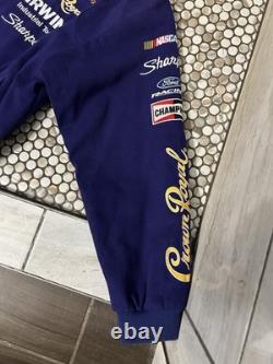 RARE Veste de course NASCAR Crown Royal Haute Qualité Taille S Pour Homme Violet Ford