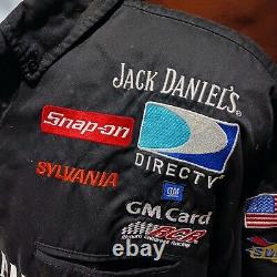 RCR Richard Childress Racing Chemise d'équipe utilisée de course Chevy Jack Daniel's 2XL NASCAR