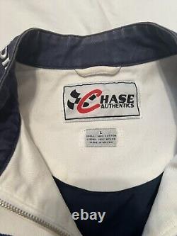 Rare Vintage Jeremy Mayfield Mobil 1 Veste de course Nascar Taille Large
