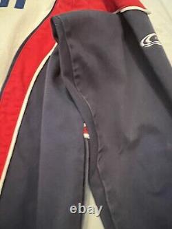 Rare Vintage Jeremy Mayfield Mobil 1 Veste de course Nascar Taille Large