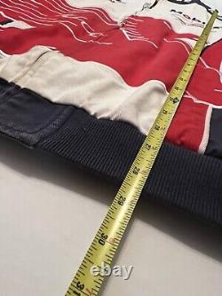 Rare Vintage Jeremy Mayfield Mobil 1 Veste de course Nascar Taille Large