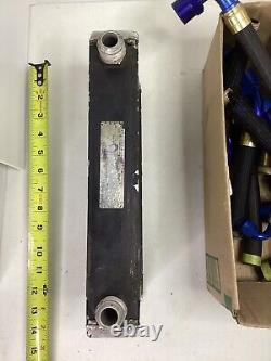 Refroidisseur d'huile monté sur le pont avec lignes pour voiture de course Dirt Late Model IMCA NASCAR