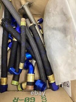 Refroidisseur d'huile monté sur le pont avec lignes pour voiture de course Dirt Late Model IMCA NASCAR