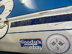 Richard Petty #43 Stp Traitement D'huile Nascar Race Usagé Porte En Tôle