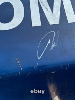 Richard Petty, Aric Almirola, Reed Sorenson Autographe, panneau arrière droit utilisé en course