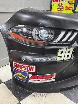Riley Herbst #98 Monster Energy Nascar Race Used Composite Mustang Nose #2084		  	<br/>  <br/>
Riley Herbst #98 Monster Energy Nascar Utilisé en course Composite Mustang Nose #2084