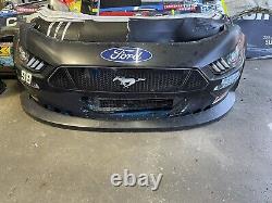 Riley Herbst n°98 2023 Monster Energy Nascar Course Utilisée Avant Nez #6045
