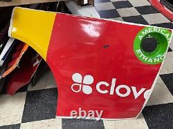 Ross Chastain #42 2021 McDonald's NASCAR - Tôle arrière utilisée en course - Quart arrière #3205