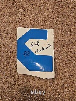 Ryan Blaney ROOKIE 2016 Panneau en tôle utilisé lors de la course SKF #21 Wood Brothers Auto