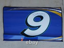 SAM HORNISH JR. TOIT DE COURSE UTILISÉ #9 SIGNE PAR RICHARD PETTY NASCAR