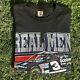 Super Rare 1995 Dale Earnhardt Jr. Nascar Les Vrais Hommes Portent Du Noir Et De L'argent Tee
