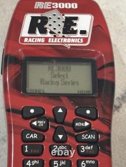 Scanner Racing Electronics RE3000 et Casque de Course en Fonctionnement - Voir Photos