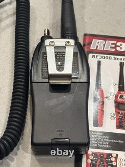 Scanner Racing Electronics RE3000 et Casque de Course en Fonctionnement - Voir Photos