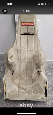 Siège et coussin usés de course Nascar Butler Built de Jeff Gordon, voiture de Gordon des débuts